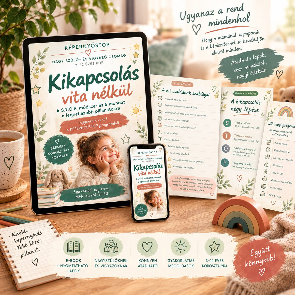 KÉPERNYŐSTOP Nagyszülő- és vigyázócsomag